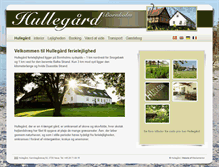 Tablet Screenshot of hullegaard.dk